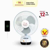 Quạt sạc tích điện Honjianda HJD-FL 301 (2 Bình 6V5Ah) - Hàng Việt Nam chất lượng cao