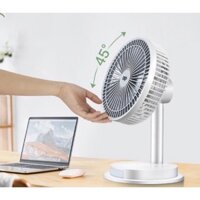 QUẠT SẠC TÍCH ĐIỆN KÈM ĐÈN LED SIÊU MÁT DP 7627 (susu đồ gia dụng )