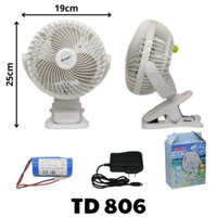 Quạt sạc tích điện Mickey TD-806
