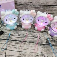 Quạt sạc tích điện mini để bàn KITTY