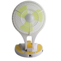 Quạt Sạc Tích Điện Mini Fan 5580,5590 Kèm Đèn Led