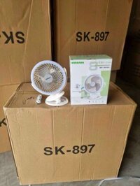 Quạt sạc tích điện – quạt kẹp ( THÙNG 24C )