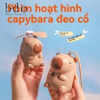 Quạt sạc USB MENG NI Capibara Mini cầm tay cầm tay Trẻ em và học sinh Quạt cầm tay