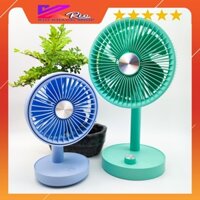 Quạt sạc xoay 180 độ HR6688. Quạt mini tích điện sạc USB chất lượng, 3 chế độ, gió mạnh, an toàn, tiện dụng treo tường
