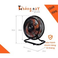 Quạt sàn ASIA Turbo fan VY636890- 80W