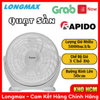 Quạt Sàn Cao Cấp Rapido RWF-20AFM - Cánh Quạt Đường Kính Lớn - Vận Hành Êm Ái Bền Bỉ
