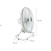 Quạt sàn chân quỳ QS450 Điện Cơ 91 ( Bộ Quốc Phòng