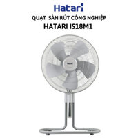 Quạt Sàn Rút Cao Cấp Thái Lan Hatari IS18M1, Công Suất 114W, 5 Cánh Quạt Sải Cánh 18 Inch, Hàng Chính Hãng.