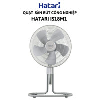 Quạt Sàn Rút Cao Cấp Thái Lan Hatari IS18M1, Công Suất 114W, 5 Cánh Quạt Sải Cánh 18 Inch, Hàng Chính Hãng.