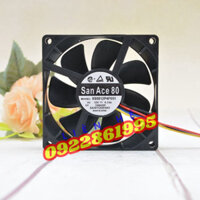 Quạt  Sanyo San ACE 8Cm 8025 12V 0.13A 9s0812p4f051 PWM hàng mới