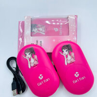 Quạt sấy mi, quạt thổi khô keo Fan Girl (Có Gương)  - dụng cụ nối mi - Huy Hoàng Mi