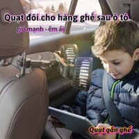 Quạt siêu mạnh ô tô SEAMETAL F4207 quạt điện hai đầu phù hợp với mọi dòng xe