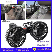 Quạt siêu mạnh ô tô SEAMETAL F4207 quạt điện hai đầu phù hợp với mọi dòng xe. quạt đôi xoay 360 độ.