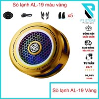 Quạt Sò lạnh AL-19 mẫu mới - Màu vàng đẹp mắt - Tản nhiệt nhanh chóng - Đa dụng cả dạng kẹp và Magsafe - Tối ưu chi phí