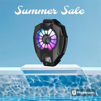 Quạt sò lạnh DL-05 hiển thị nhiệt độ, Led RGB đổi màu siêu chất, làm lạnh cực nhanh, bền bỉ