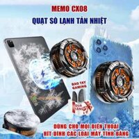 Quạt sò lạnh tản nhiệt điện thoại máy tính bảng Memo CX08 / CX10 / CX12 sò lạnh từ tính led RGB làm lạnh đóng băng