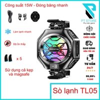 Quạt Sò lạnh TL05 - Sò lạnh mới 2025 - Công suất 15W - Làm mát cực nhanh - Đóng băng - Cả kẹp và magsafe đa dụng