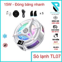 Quạt Sò Lạnh TL07 - Sò lanh mới 2025 - Công suất 15W - Đóng băng cực nhanh - Cả kẹp và magsafe - Màu trắng tinh khôi