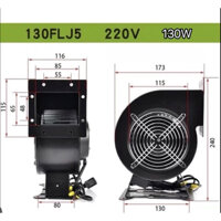 Quạt Sò Ly Tâm 130FLJ5 120W 220V Hiệu SHKT (Made in ShangHai)