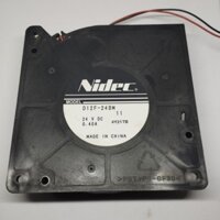 Quạt sò Nidec 24v 0.4A kích thước 12x3.2 cm tháo máy