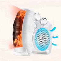 Quạt Sưởi 2 Chiều 2 Chế Độ , Máy Sưởi Ấm Mini Để Bàn An Toàn Cho Bé - Bảo Hành 12 Tháng