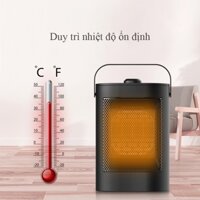 Quạt sưởi ấm để bàn, Máy sưởi mini HQ-YND-900D đảo chiều,  đèn sưởi để để bàn cho văn phòng cao cấp