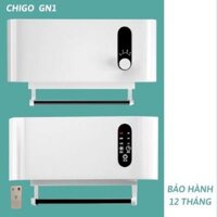 Quạt sưởi ấm kiêm gió mát 3 tốc độ treo tường để bàn - CHIGO GN1 - Chống thấm nước IPX4- Ngắt điện khi quá tải