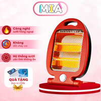Quạt Sưởi Ấm Mùa Đông, Đèn Sưởi 2 Bóng Halogen Lion Japan, Công Nghệ Mới Chống Cháy Tiết Kiệm Điện, Bảo Hành 12 Tháng