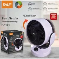 Quạt Sưởi Ấm RAF Siêu Bền - Bảo hành 3 năm - Xoay 90 độ - Bảo vệ quá nhiệt - Công Suất 1800w Mạnh Mẽ - Kho Sỉ Gia Dụng