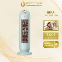 Quạt sưởi gốm Bear, Máy sưởi gốm công suất 2000W, màn hình cảm ứng có hẹn giờ, không ồn, không gây khô da