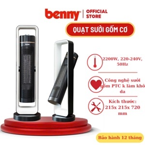 Quạt sưởi gốm Benny BHT-2400