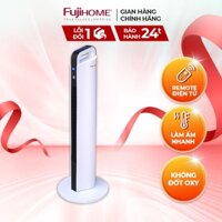 Quạt sưởi gốm Ceramic để sàn FUJIHOME FH2000 Máy sưởi ấm đứng không khô da - Bảo hành toàn quốc