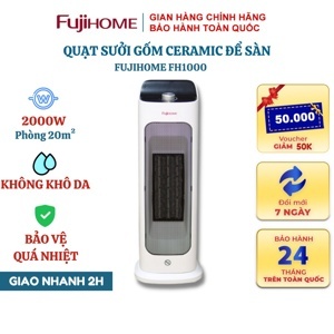 Quạt sưởi gốm để bàn Fujihome FH1000