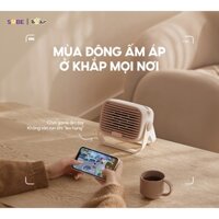 Quạt Sưởi Gốm Mini Bear Để Bàn, Làm Ấm Tay, Chân, Bàn Làm Việc, Giường Cho Em Bé DNQ-E04Q1