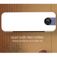 Quạt Sưởi Gốm Nhà Tắm, Phòng Ngủ 2000W - Có Hẹn Giờ, Điều Khiển Từ Xa, An Toàn, Tiện Lợi