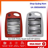 Quạt Sưởi hồng ngoại 2 bóng Kipor KP-QS552 Hàn Quốc - Công suất 800W, bảo hành 12 tháng, Thích hợp mọi vị trí nơi bạn ở