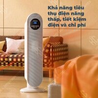 Quạt Sưởi HUYNDAI BL-K17J-Máy Sưởi Đứng Làm Ấm Phòng Bản Điện Tử Điều Khiển Từ Xa-Bảo Hành 12 Tháng