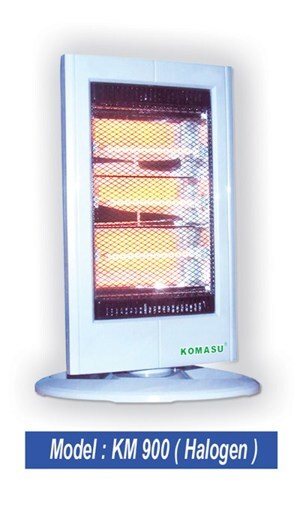 Quạt sưởi Komasu KM900 (KM-900) - Quạt sưởi halogen
