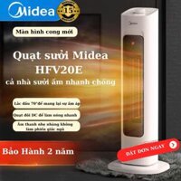Quạt sưởi Midea HFV20E cả nhà được sưởi ấm nhanh chóng lắc đầu góc rộng 70 độ âm thanh nhẹ nhàng không làm phiền giấc