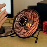 Quạt sưởi Mini 4inch Xách Tay Cho Dã Ngoại (Màu Ngẫu Nhiên)