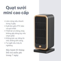 Quạt sưởi mini cá nhân để bàn cao cấp, đèn sưởi mini cao cấp an toàn