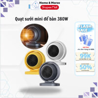 Quạt Sưởi Mini Để Bàn, Máy Sưởi Ấm Mini 380W Có role Tự Ngắt An Toàn, Làm Ấm Nhanh, Tiết Kiệm Điện