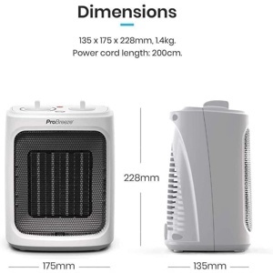 Quạt sưởi mini Pro Breeze 500w