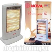 Quạt Sưởi Nova 3 Bóng Halogen HD-066- Siêu Tiết Kiệm Điện