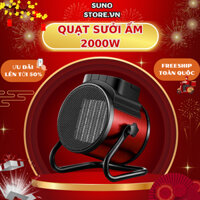 Quạt sưởi, quạt sưởi ấm công suất lớn 2000W, thân kim loại chắc chắn, bền bỉ, tiết kiệm điện năng, thiết kế gọn nhẹ