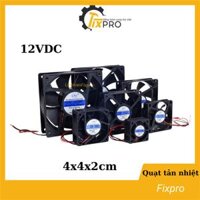 Quạt tản nhiệt 12V DC 4x4x2cm 2 dây