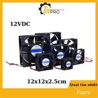 Quạt tản nhiệt 12V DC 12x12x2.5cm 2 dây