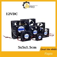 Quạt tản nhiệt 12V DC 5x5x1.5cm 2 dây