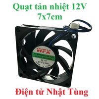 QUẠT TẢN NHIỆT 12VDC 7015 7x7CM, QUẠT MINI 12V