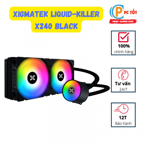 Quạt tản nhiệt AIO cho CPU Xigmatek Liquid-killer X240(EN47697) – ARGB